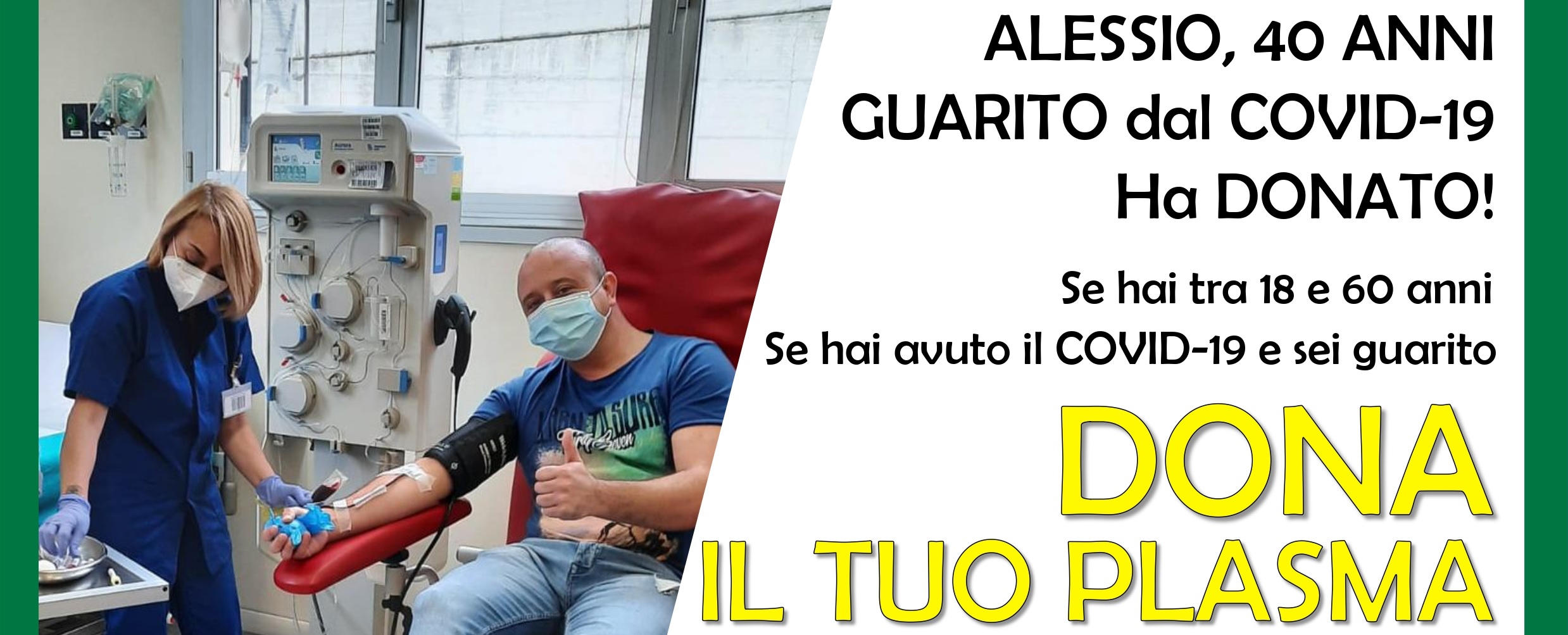 Campagna Donazione Plasma Iperimmune