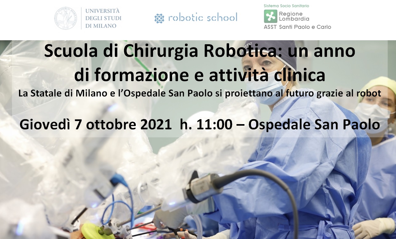 Scuola di Chirurgia Robotica: un anno di formazione e attività clinica