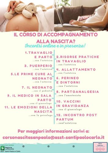 Locandina ostetricia