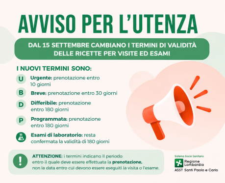 Nuovi termini ricette 